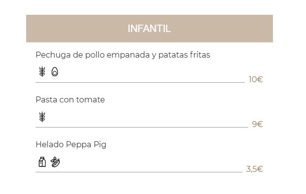 Menú Las Carpas